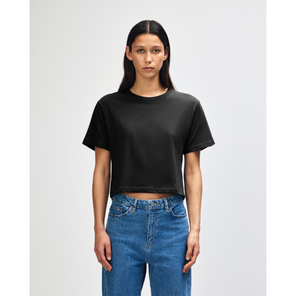 American Apparel Women's Fine Jersey Boxy T-Shirt Thumbnail